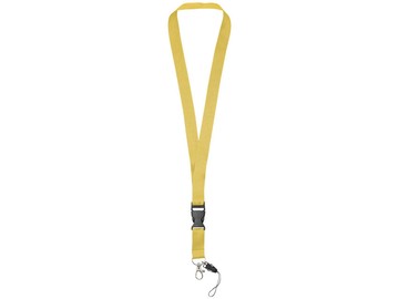 Шнурок Sagan с отстегивающейся пряжкой, держатель для телефона, желтый