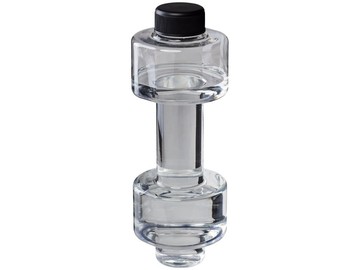 Бутылка для воды Coach в форме гантели, прозрачный