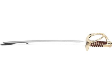 Нож «Сабля генерала Ли», серебристый/золотистый