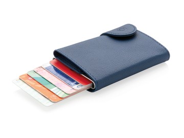 Кошелек с держателем для карт C-Secure RFID, голубой