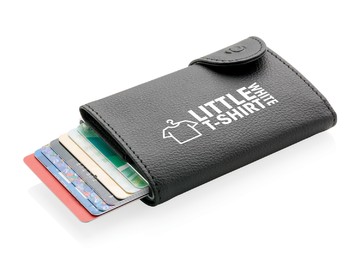 Кошелек с держателем для карт C-Secure RFID, черный