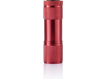 Алюминиевый фонарик Quattro, красный