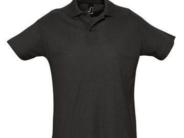 Рубашка поло мужская SUMMER 170, черная