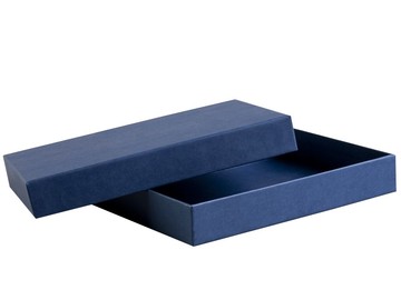 Коробка под ежедневник, синяя
