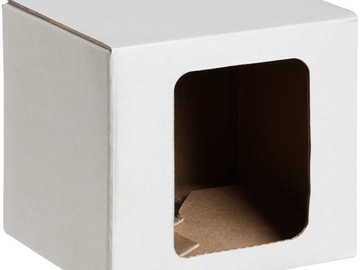 Коробка для кружки Window, белая