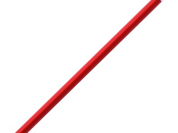 Карандаш простой Triangle с ластиком, красный