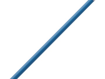 Карандаш простой Triangle с ластиком, синий