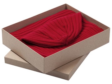 Набор Stripes: шарф и шапка, красный