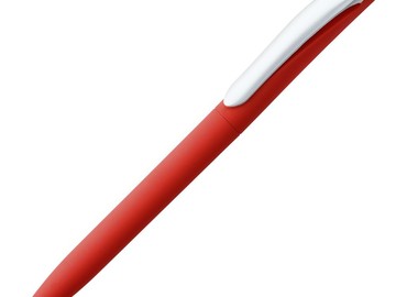 Ручка шариковая Pin Soft Touch, красная