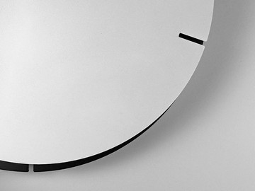 Часы настенные Melancholia Clock, белые