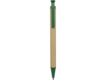 Ручка шариковая «Эко», бежевый/зеленый