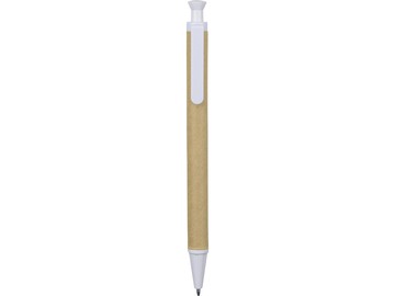Ручка шариковая «Эко», бежевый/белый