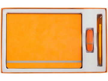 Коробка In Form под ежедневник, флешку, ручку, оранжевая