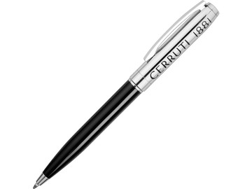 Ручка шариковая Cerruti 1881 «Rudder», черный/серебристый