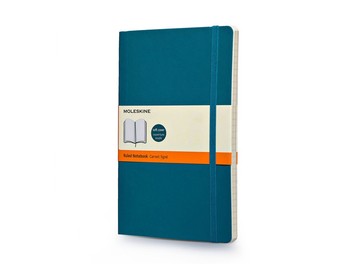 Записная книжка Moleskine Classic Soft (в линейку), Large (13х21см), бирюзовый