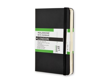 Записная книжка Moleskine City London (Лондон), Pocket (9x14 см), черный