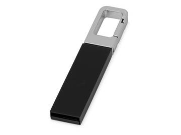 Флеш-карта USB 2.0 16 Gb с карабином 