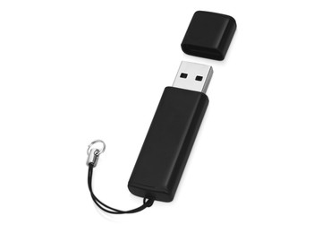 Флеш-карта USB 2.0 16 Gb металлическая с колпачком 