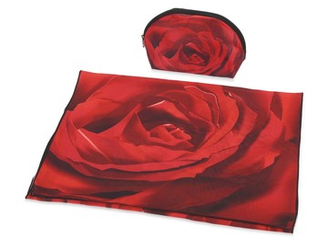 Набор «Роза»: косметичка и шарф