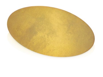 Значок металлический «Овал», золотистый